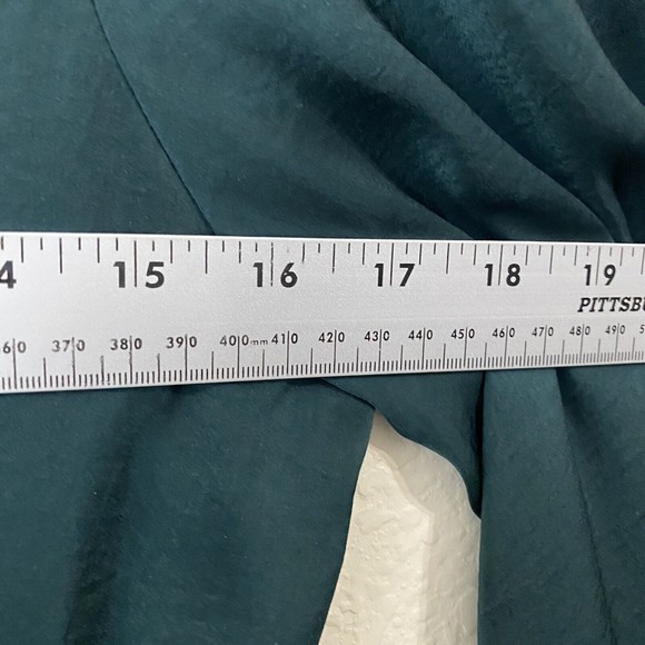 Princess Polly Womens Dress Size 6 Green Layered Tie Front n1 - Picture 5 of 9